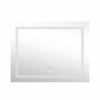 Дзеркало Lidz Kubis (KU1) 1200 х 800 з LED-підсвічуванням Touch, з антизапотіванням, димером, рег. яскравості (LDKUB120080049008)