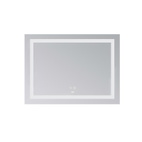 Дзеркало Lidz Kubis (KU1) 700 х 500 з LED-підсвічуванням Touch, з антизапотіванням, димером, рег. яскравості (LD78LF90448485)