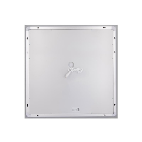 Дзеркало Lidz Kubis (KU1) 700 х 700 з LED-підсвічуванням Touch, з антизапотіванням, димером, рег. яскравості (LDKU70070049287)