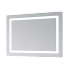 Дзеркало Lidz Kubis (KU2) 1000 х 800 з LED-підсвічуванням Touch, з антизапотіванням, димером, рег. яскравості (LD78LF6141008048450)