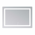 Дзеркало Lidz Kubis (KU2) 1200 х 800 з LED-підсвічуванням Touch, з антизапотіванням, димером, рег. яскравості (LDKUB120080049007)