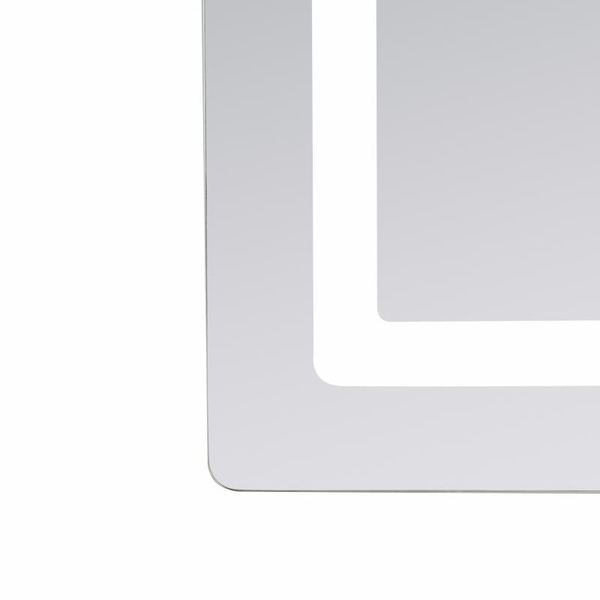 Дзеркало Lidz Kubis (KU2) 1200 х 800 з LED-підсвічуванням Touch, з антизапотіванням, димером, рег. яскравості (LDKUB120080049007)