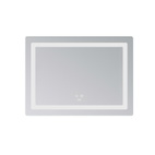 Дзеркало Lidz Kubis (KU2) 700 х 500 з LED-підсвічуванням Touch, з антизапотіванням, димером, рег. яскравості (LD78LF90448486)