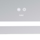 Дзеркало Lidz Kubis (KU2) 700 х 500 з LED-підсвічуванням Touch, з антизапотіванням, димером, рег. яскравості (LD78LF90448486)
