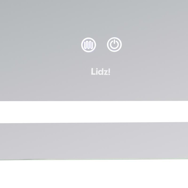Дзеркало Lidz Kubis (KU2) 700 х 500 з LED-підсвічуванням Touch, з антизапотіванням, димером, рег. яскравості (LD78LF90448486)