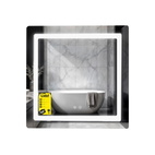 Дзеркало Lidz Kubis (KU2) 700 х 700 з LED-підсвічуванням Touch, з антизапотіванням, димером, рег. яскравості (LDKU70070049288)