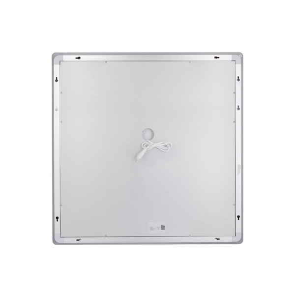 Дзеркало Lidz Kubis (KU2) 700 х 700 з LED-підсвічуванням Touch, з антизапотіванням, димером, рег. яскравості (LDKU70070049288)