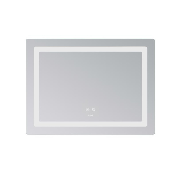 Дзеркало Lidz Kubis (KU2) 800 х 600 з LED-підсвічуванням Touch, з антизапотіванням, димером, рег. яскравості LD78LF904708048446