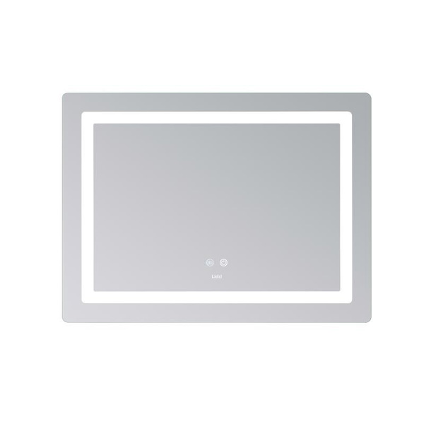 Дзеркало Lidz Kubis (KU2) 800 х 600 з LED-підсвічуванням Touch, з антизапотіванням, димером, рег. яскравості LD78LF904708048446