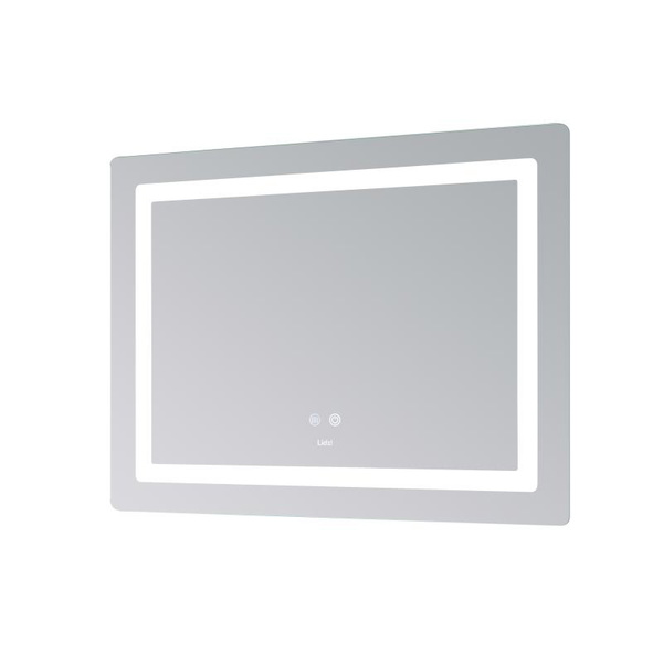 Дзеркало Lidz Kubis (KU2) 800 х 600 з LED-підсвічуванням Touch, з антизапотіванням, димером, рег. яскравості LD78LF904708048446