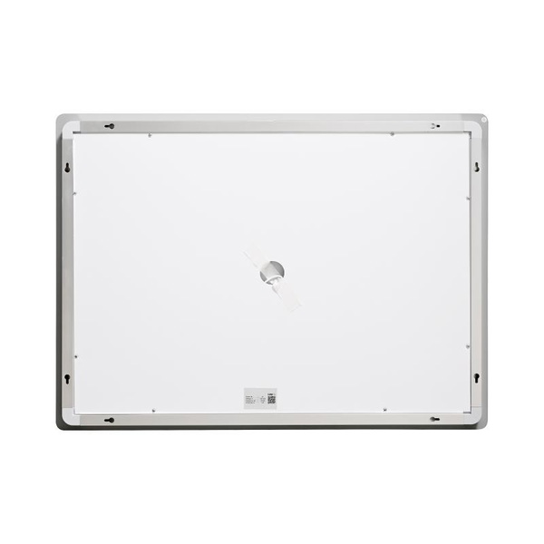 Дзеркало Lidz Kubis (KU2) 900 х 700 з LED-підсвічуванням Touch, з антизапотіванням, димером, рег. яскравості (LD78LF904907048452)