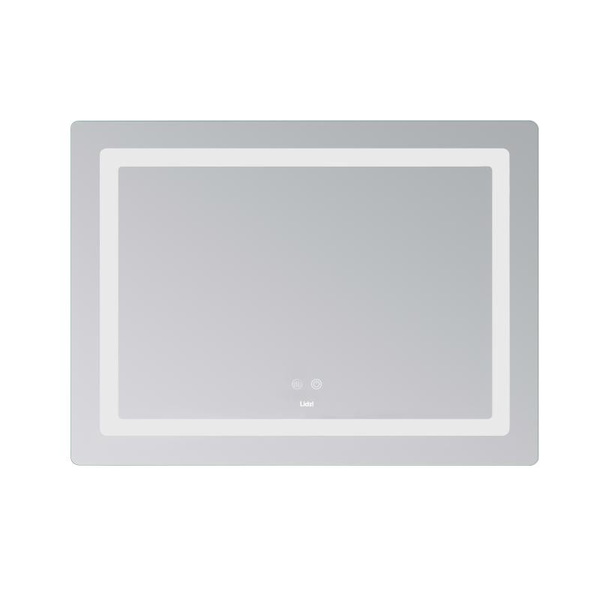 Дзеркало Lidz Kubis (KU2) 900 х 700 з LED-підсвічуванням Touch, з антизапотіванням, димером, рег. яскравості (LD78LF904907048452)