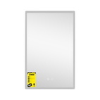 Дзеркало Lidz Orion (OR2) 500 х 800 з LED-підсвічуванням Touch, з антизапотіванням, димером, рег. яскравості (LDOR50080049291)