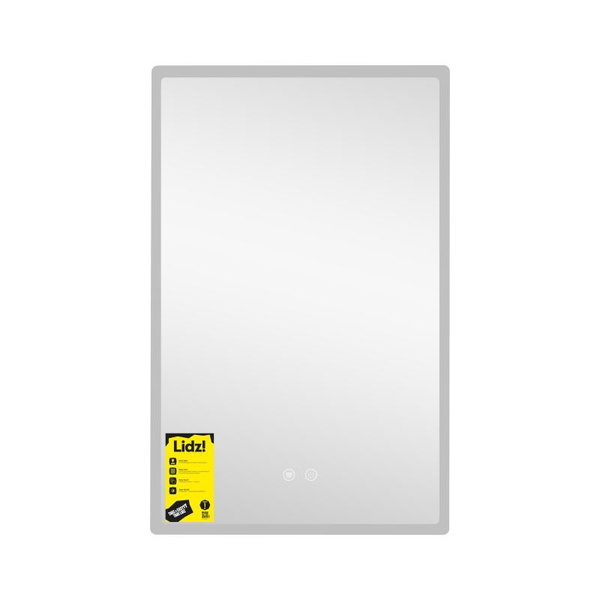 Дзеркало Lidz Orion (OR2) 500 х 800 з LED-підсвічуванням Touch, з антизапотіванням, димером, рег. яскравості (LDOR50080049291)