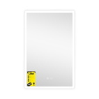 Дзеркало Lidz Orion (OR2) 500 х 800 з LED-підсвічуванням Touch, з антизапотіванням, димером, рег. яскравості (LDOR50080049291)