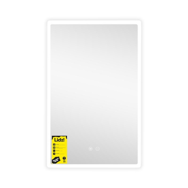 Дзеркало Lidz Orion (OR2) 500 х 800 з LED-підсвічуванням Touch, з антизапотіванням, димером, рег. яскравості (LDOR50080049291)