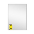 Дзеркало Lidz Orion (OR2) 600 х 800 з LED-підсвічуванням Touch, з антизапотіванням, димером, рег. яскравості (LDOR60080049292)