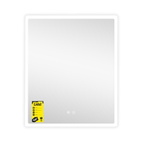 Дзеркало Lidz Orion (OR2) 700 х 800 з LED-підсвічуванням Touch, з антизапотіванням, димером, рег. яскравості (LDOR70080049293)