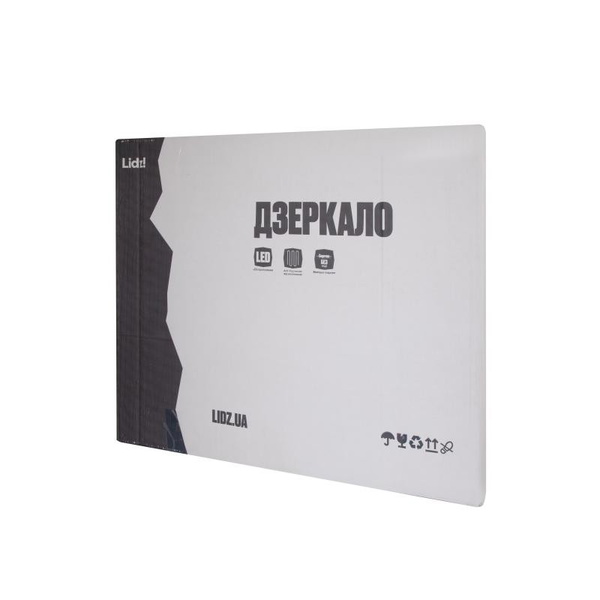Дзеркало Lidz Orion (OR2) 700 х 800 з LED-підсвічуванням Touch, з антизапотіванням, димером, рег. яскравості (LDOR70080049293)