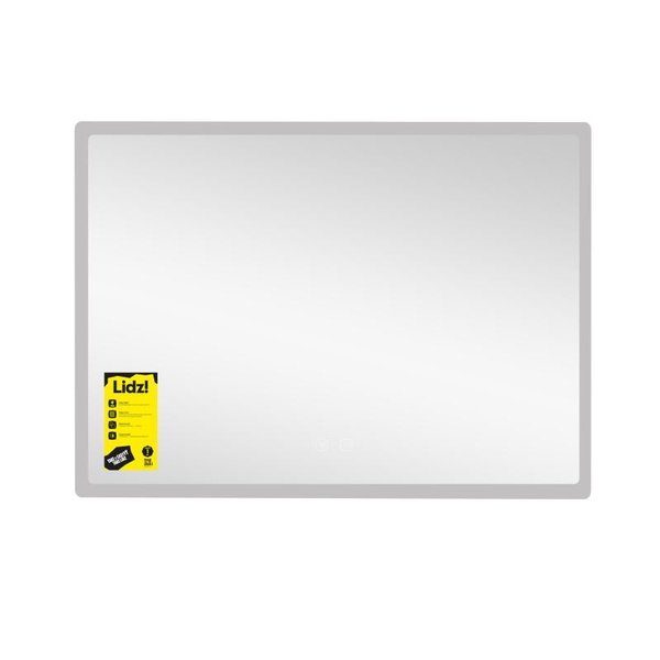 Дзеркало Lidz Orion (OR2) 800 х 600 з LED-підсвічуванням Touch, з антизапотіванням, димером, рег. яскравості (LDOR80060049294)