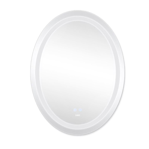 Дзеркало Lidz Vida 700 х 500 з LED-підсвічуванням Touch, з антизапотіванням, димером, рег. яскравості (LD78LF5070)