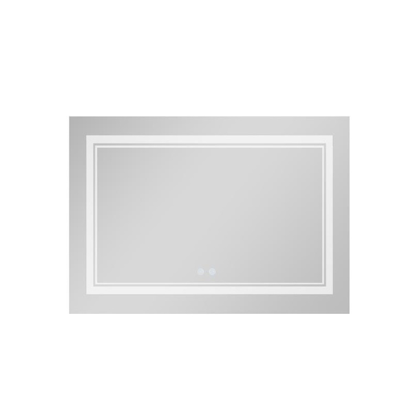 Дзеркало Qtap Cardinal 1200 х 800 з LED-підсвічуванням Touch, з антизапотіванням, димером, рег. темп. кольору (3000-6500K) (QT0478C12080)