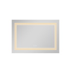 Дзеркало Qtap Cardinal 1200 х 800 з LED-підсвічуванням Touch, з антизапотіванням, димером, рег. темп. кольору (3000-6500K) (QT0478C12080)