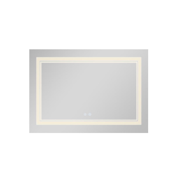 Дзеркало Qtap Cardinal 1200 х 800 з LED-підсвічуванням Touch, з антизапотіванням, димером, рег. темп. кольору (3000-6500K) (QT0478C12080)