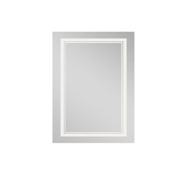 Дзеркало Qtap Cardinal 600 х 800 з LED-підсвічуванням Touch, з антизапотіванням, димером, рег. темп. кольору (3000-6500K) (QT0478C6080)