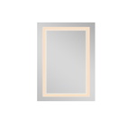 Дзеркало Qtap Cardinal 600 х 800 з LED-підсвічуванням Touch, з антизапотіванням, димером, рег. темп. кольору (3000-6500K) (QT0478C6080)