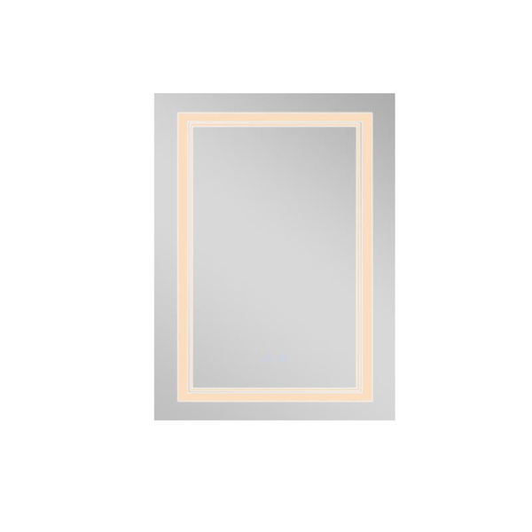Дзеркало Qtap Cardinal 600 х 800 з LED-підсвічуванням Touch, з антизапотіванням, димером, рег. темп. кольору (3000-6500K) (QT0478C6080)