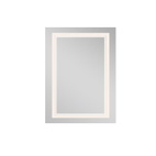 Дзеркало Qtap Cardinal 600 х 800 з LED-підсвічуванням Touch, з антизапотіванням, димером, рег. темп. кольору (3000-6500K) (QT0478C6080)