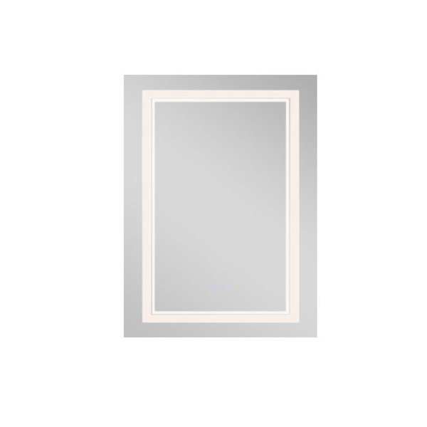 Дзеркало Qtap Cardinal 600 х 800 з LED-підсвічуванням Touch, з антизапотіванням, димером, рег. темп. кольору (3000-6500K) (QT0478C6080)