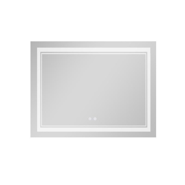 Дзеркало Qtap Cardinal (CA1) 1000 х 800 з LED-підсвічуванням Touch, з антизапотіванням, димером, рег. темп. кольору (3000-6500K) (QT0478C10080)