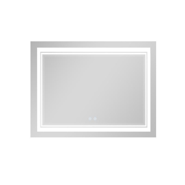 Дзеркало Qtap Cardinal (CA1) 1000 х 800 з LED-підсвічуванням Touch, з антизапотіванням, димером, рег. темп. кольору (3000-6500K) (QT0478C10080)