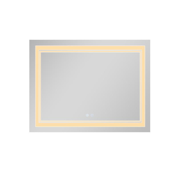 Дзеркало Qtap Cardinal (CA1) 1000 х 800 з LED-підсвічуванням Touch, з антизапотіванням, димером, рег. темп. кольору (3000-6500K) (QT0478C10080)