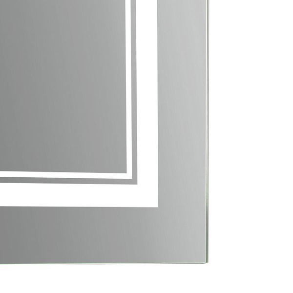 Дзеркало Qtap Cardinal (CA1) 700 х 500 з LED-підсвічуванням Touch, з антизапотіванням, димером, рег. темп. кольору (3000-6500K) (QT0478C5070)