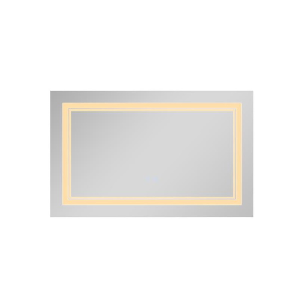 Дзеркало Qtap Cardinal (CA1) 800 х 500 з LED-підсвічуванням Touch, з антизапотіванням, димером, рег. темп. кольору (3000-6500K) (QT0478C5080)
