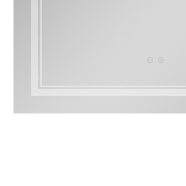 Дзеркало Qtap Cardinal (CA1) 800 х 500 з LED-підсвічуванням Touch, з антизапотіванням, димером, рег. темп. кольору (3000-6500K) (QT0478C5080)