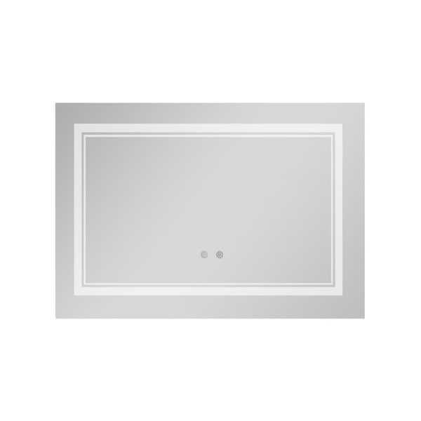 Дзеркало Qtap Cardinal (CA1) 800 х 600 з LED-підсвічуванням Touch, з антизапотіванням, димером, рег. темп. кольору (3000-6500K) (QT0478C8060)