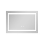 Дзеркало Qtap Cardinal (CA1) 800 х 600 з LED-підсвічуванням Touch, з антизапотіванням, димером, рег. темп. кольору (3000-6500K) (QT0478C8060)