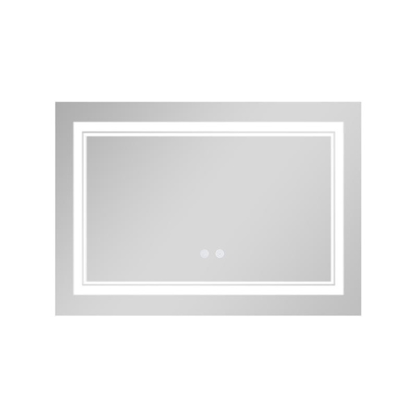 Дзеркало Qtap Cardinal (CA1) 800 х 600 з LED-підсвічуванням Touch, з антизапотіванням, димером, рег. темп. кольору (3000-6500K) (QT0478C8060)