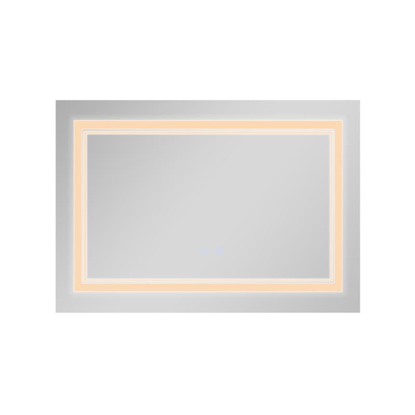 Дзеркало Qtap Cardinal (CA1) 800 х 600 з LED-підсвічуванням Touch, з антизапотіванням, димером, рег. темп. кольору (3000-6500K) (QT0478C8060)