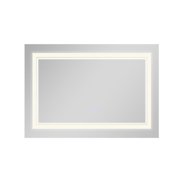 Дзеркало Qtap Cardinal (CA1) 800 х 600 з LED-підсвічуванням Touch, з антизапотіванням, димером, рег. темп. кольору (3000-6500K) (QT0478C8060)