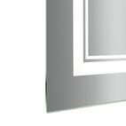 Дзеркало Qtap Cardinal (CA1) 800 х 600 з LED-підсвічуванням Touch, з антизапотіванням, димером, рег. темп. кольору (3000-6500K) (QT0478C8060)