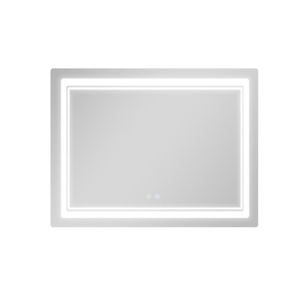 Дзеркало Qtap Cardinal (CA2) 1000 х 800 з LED-підсвічуванням Touch, з антизапотіванням, димером, рег. темп. кольору (3000-6500K) (QT0478C1008048455)