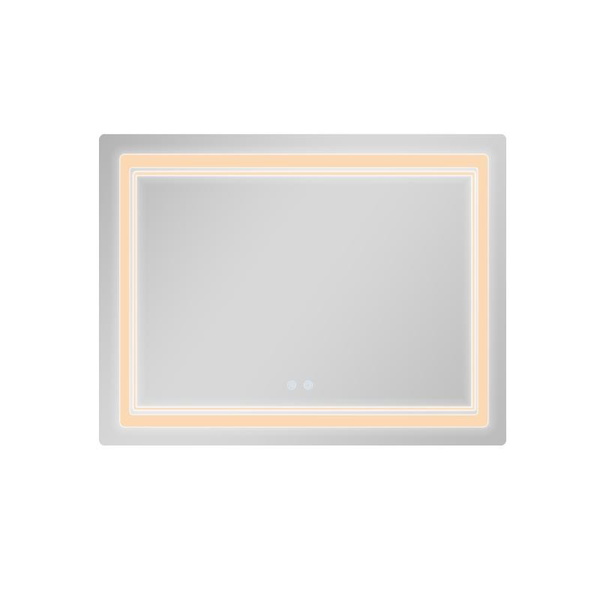 Дзеркало Qtap Cardinal (CA2) 1000 х 800 з LED-підсвічуванням Touch, з антизапотіванням, димером, рег. темп. кольору (3000-6500K) (QT0478C1008048455)