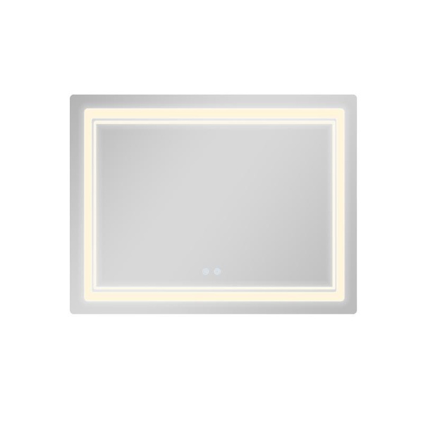 Дзеркало Qtap Cardinal (CA2) 1000 х 800 з LED-підсвічуванням Touch, з антизапотіванням, димером, рег. темп. кольору (3000-6500K) (QT0478C1008048455)