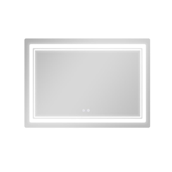 Дзеркало Qtap Cardinal (CA2) 1200 х 800 з LED-підсвічуванням Touch, з антизапотіванням, димером, рег. темп. кольору (3000-6500K) (QT0478C1208048454)