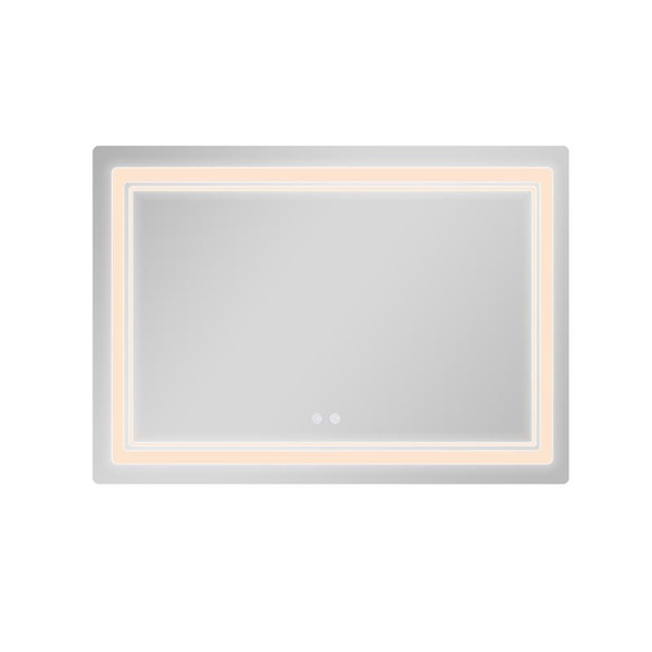 Дзеркало Qtap Cardinal (CA2) 1200 х 800 з LED-підсвічуванням Touch, з антизапотіванням, димером, рег. темп. кольору (3000-6500K) (QT0478C1208048454)